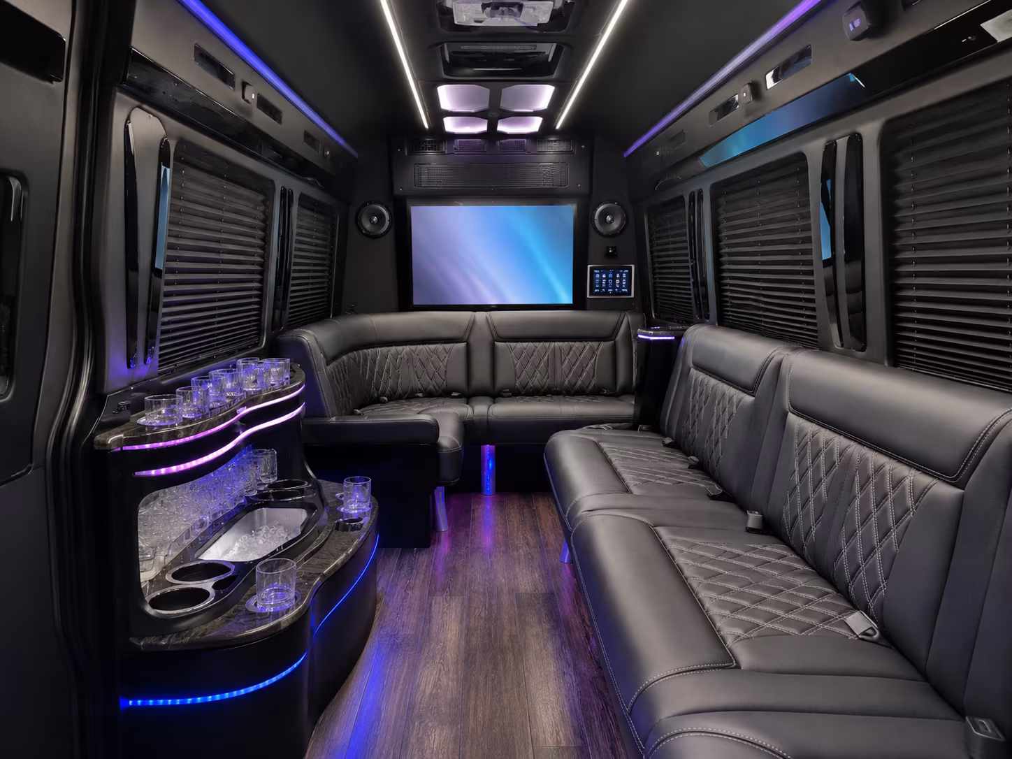 bus rental options for chino trips