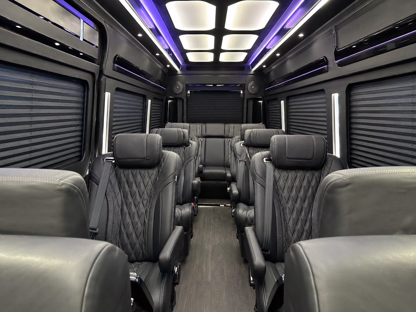 chino corporate event transportation onboard seating