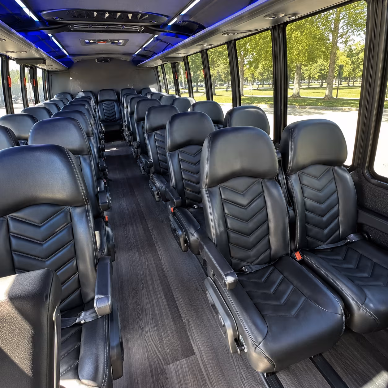 corona chino charter buses