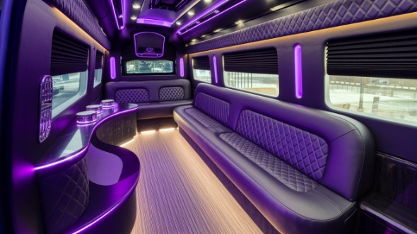 sprinter limo rental interior upland